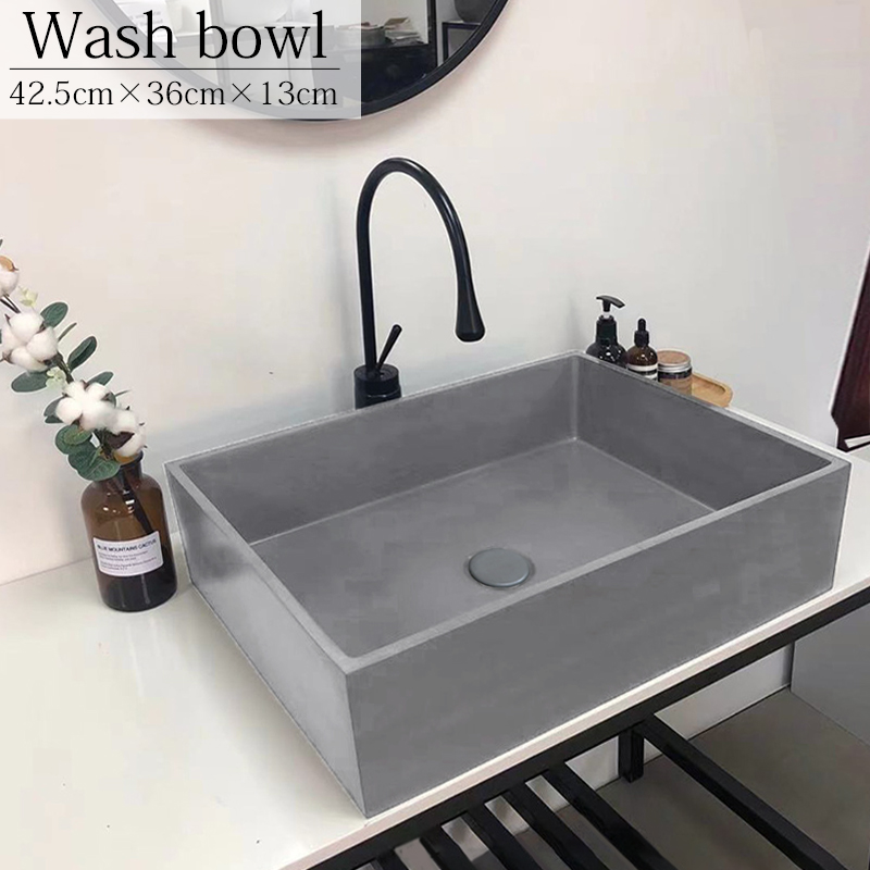 WB-52GL セメント製 洗面ボウル おしゃれ デザインシンク