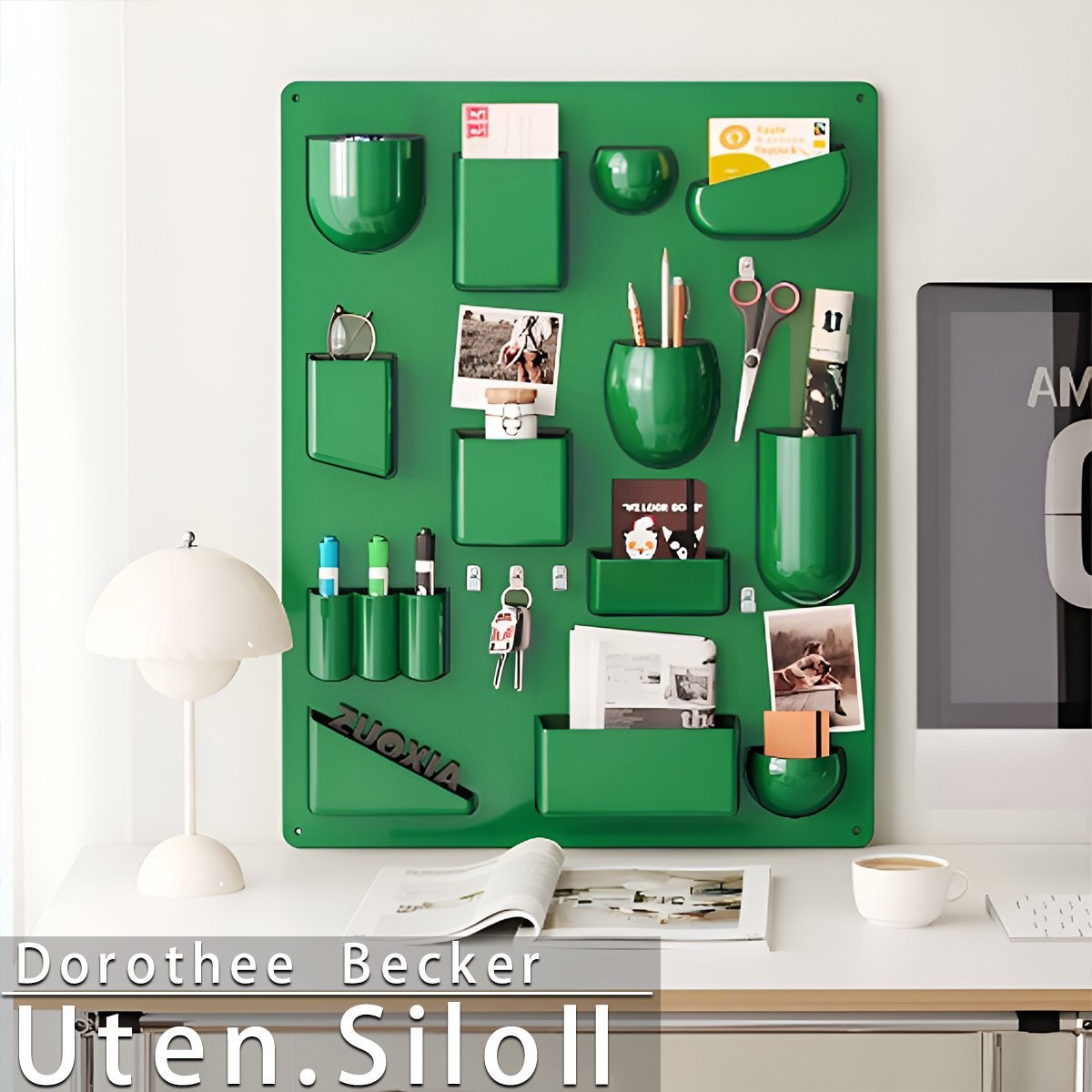 WP-68GR 壁掛け 棚 ウーテンシロ 壁面収納 収納ボックス