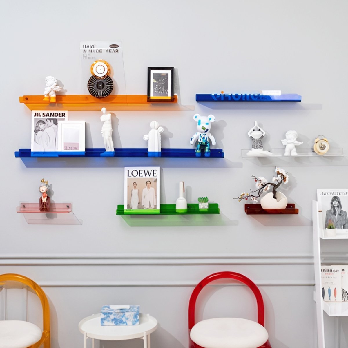 マルチウォールラック7 楽天市場】＼空間を有効活用♪便利な壁面収納ラック7段／ 幅75