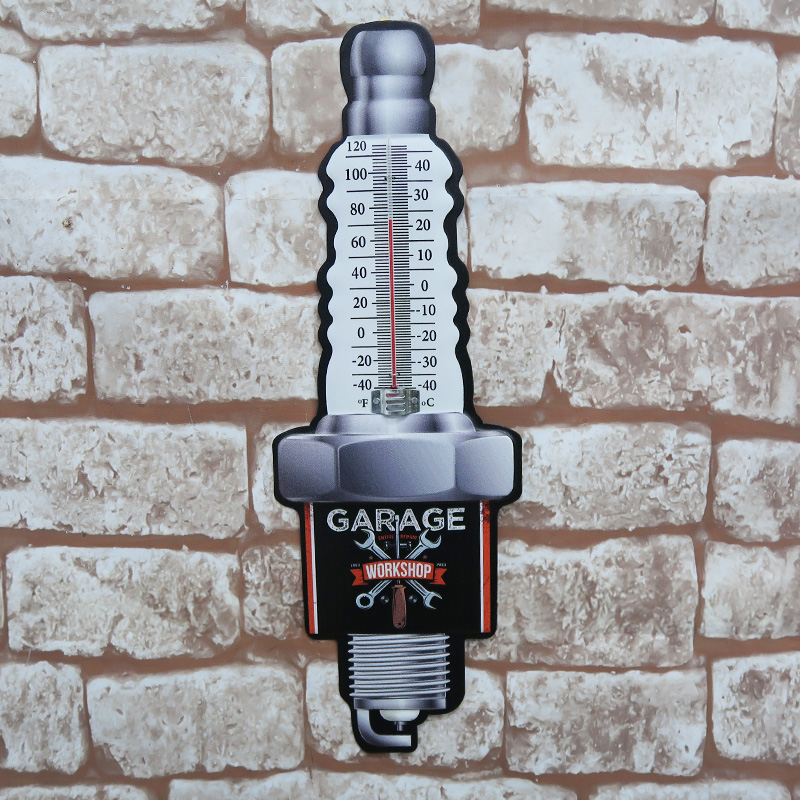 BR-43 アメリカン サーモメーター 温度計 プラグ 看板