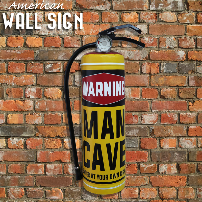 BZ-244 アメリカン雑貨 メタル看板 立体看板 消火器