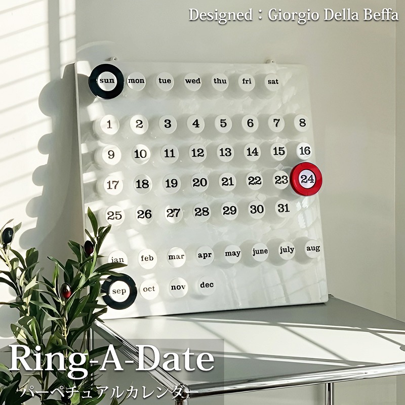 WP-77WH カレンダー 壁掛け Ring-A-Date