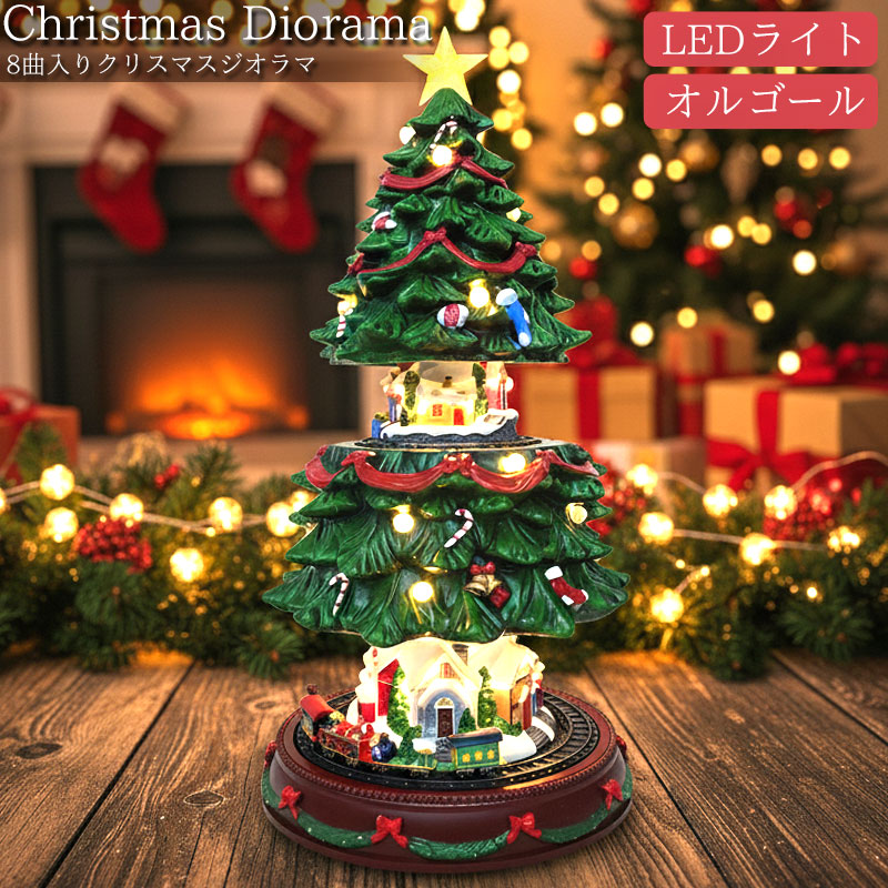 JM-09 クリスマス イルミネーション ジオラマタウン